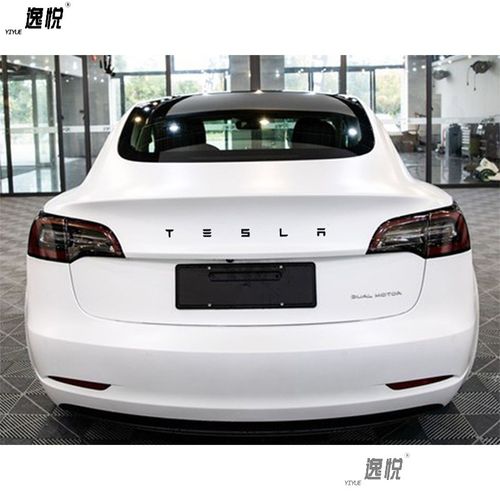 杉贝适用特斯拉tsla金属车标model 3 s x改装英文字母尾门车贴后尾标