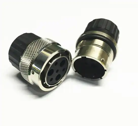 164芯50a新能源无人船卡扣防水连接器电源航空插头