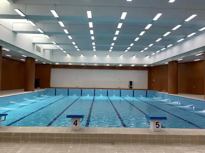 其它 精品工程之室内恒温恒湿游泳馆 写美篇  该泳池为25米*25米半