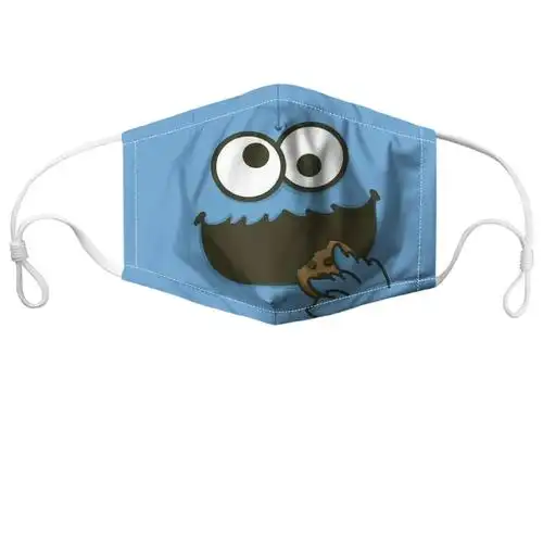 图案定制口罩可爱卡通动物表情印花男女口罩2020跨境热卖