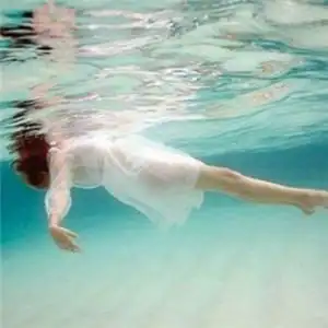 女生溺水头像