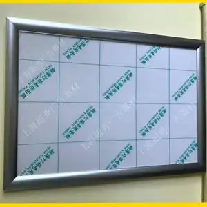 开启式铝合金画框边框型材定做电梯广告展板海报展架35铝框定制做