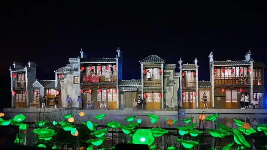 长沙大型烟火实景演出《浏阳河上》