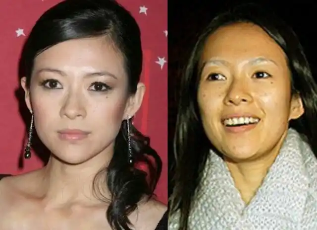 明星不化妆素颜照伤不起最后一位卸妆后竟认不出