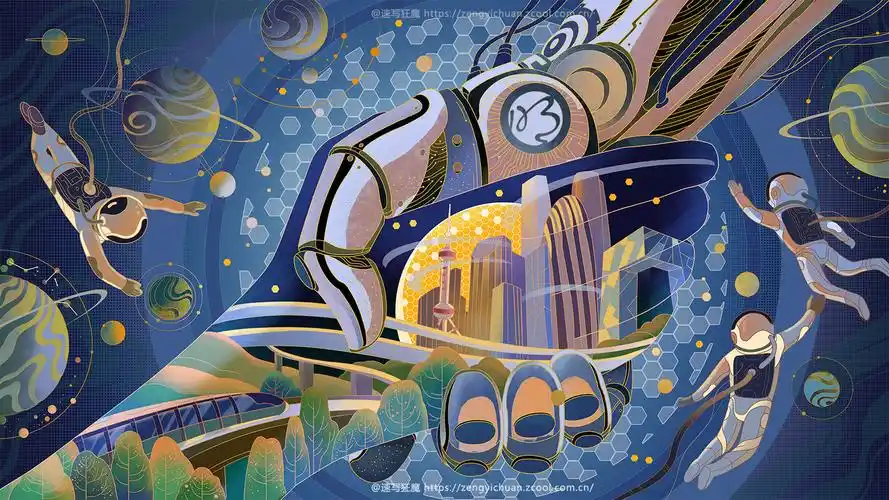 明略科技-价值观系列插画(1-5)