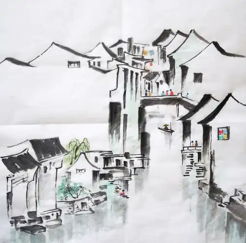 其它 重拾梦想,正扬国画 写美篇国画中我很欣赏吴冠中笔下的江南水乡