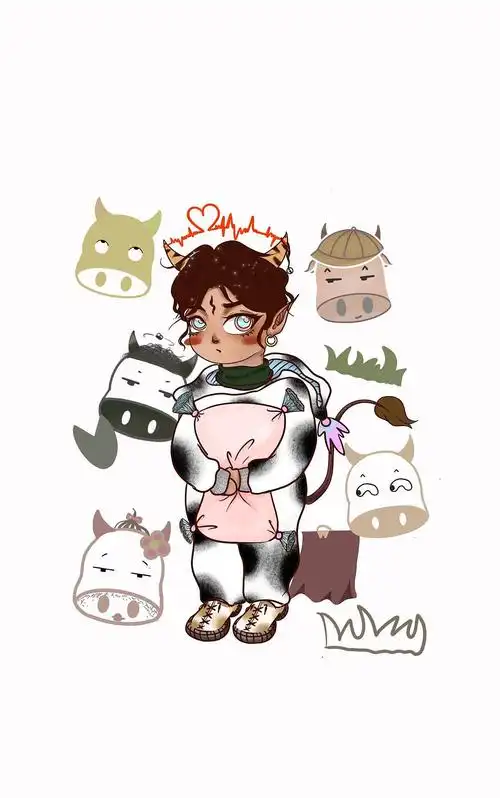 情侣头像牛先生@牛小姐