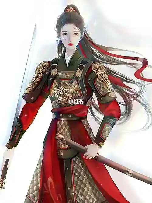 游戏#换装游戏#文字游戏#女将军#寻找小红书绘画大神#古风插画#板绘