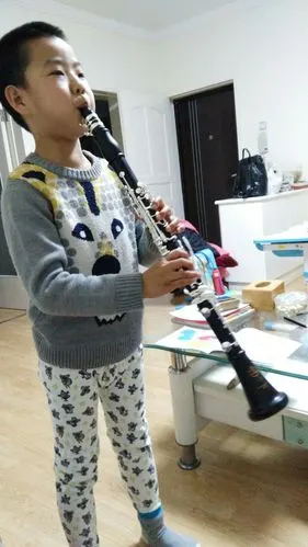 开始尝试学习吹黑管.