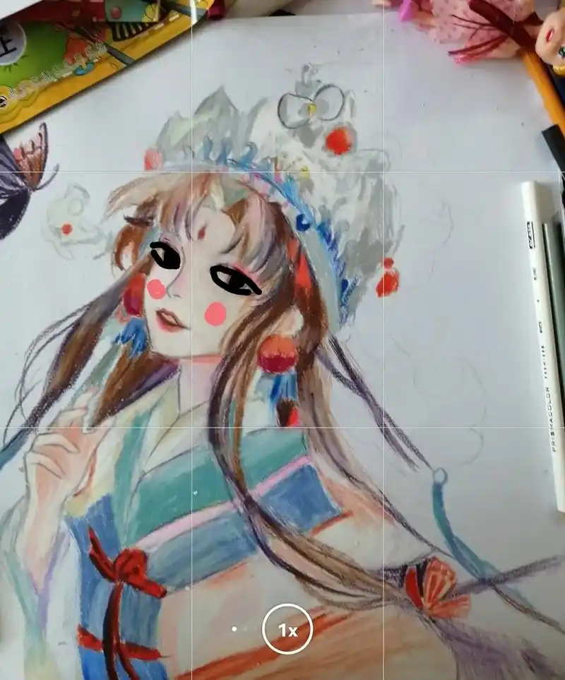 你自己看看,那好看吗?#古装人物 #画画 #儿童画 #绘画  - 抖音