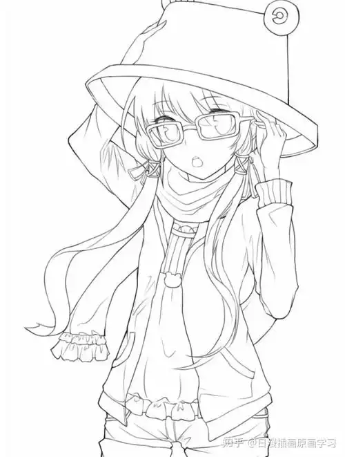 附带线稿临摹素材