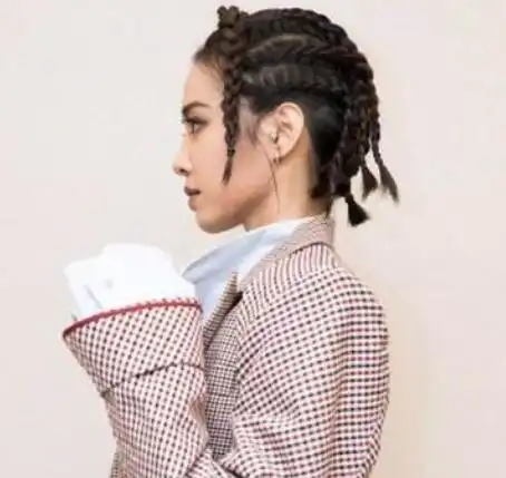 女生短发小脏辫发型图片