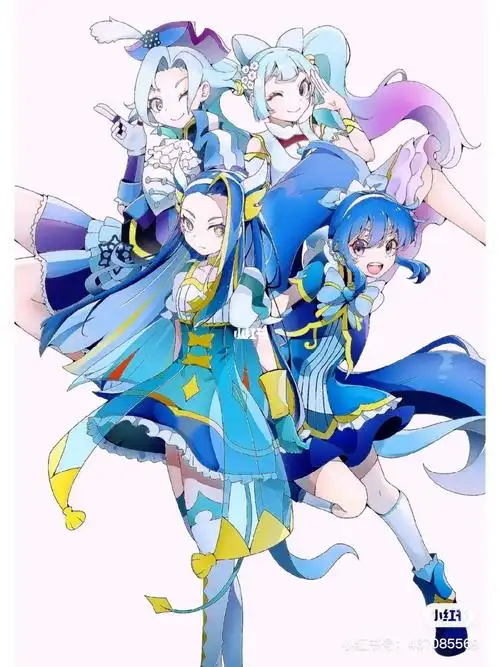 蓝色系小魔仙变身