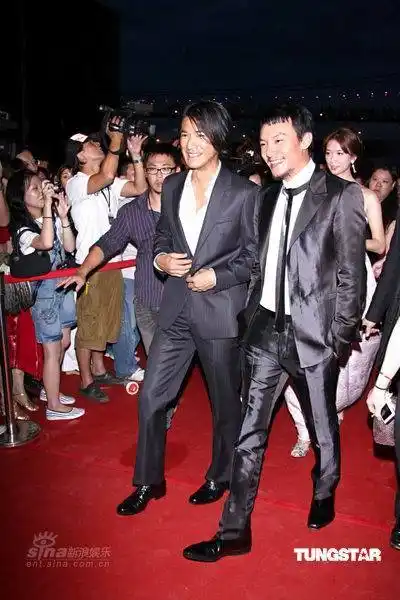 图文:《赤壁》台湾首映--金城武张震