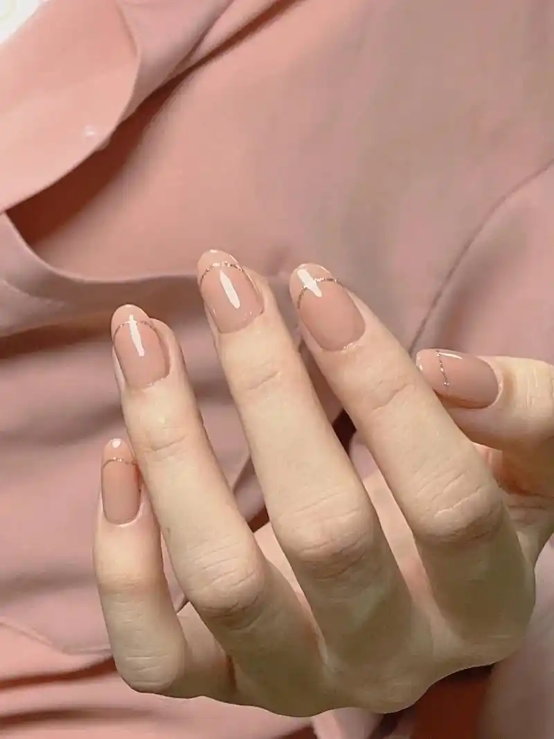 裸色美甲纯欲战神春夏秋冬都百搭