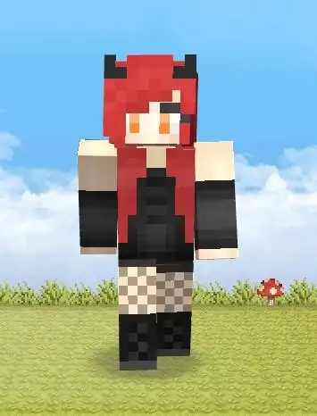 《我的世界》小太妹皮肤存档