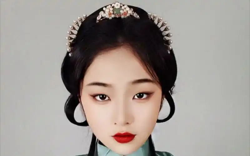 汉服发型教程# 这就是大小姐的发型吧!