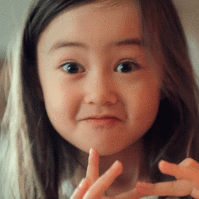 《有一个地方只有我们知道》蔡书雅gif 动图_蔡书雅_萌娃_影视表情