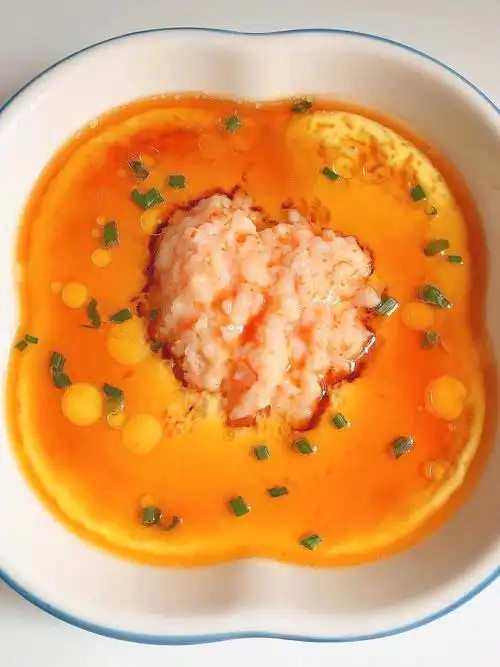 每周必吃一次的虾滑蒸蛋