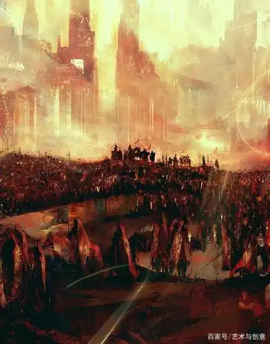 自由职业设计师为游戏电影创作的概念艺术设计作品