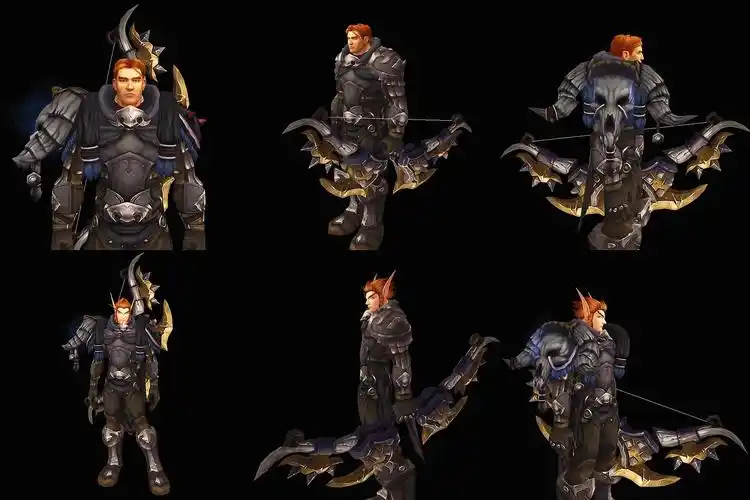 锁甲幻化:刷齐不易特此留念 猎人溪行者套