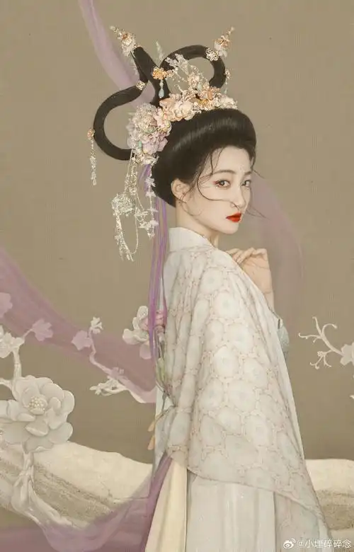 关晓彤国风百花妆##关晓彤百花神古风大片