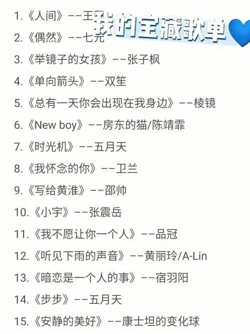宝藏歌单166Ⅰ循环到我舍不得的歌