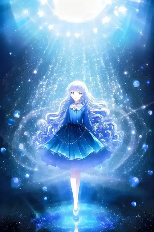 blue girl梦幻到神魔.#动漫 #二次元 #手机壁纸  - 抖音