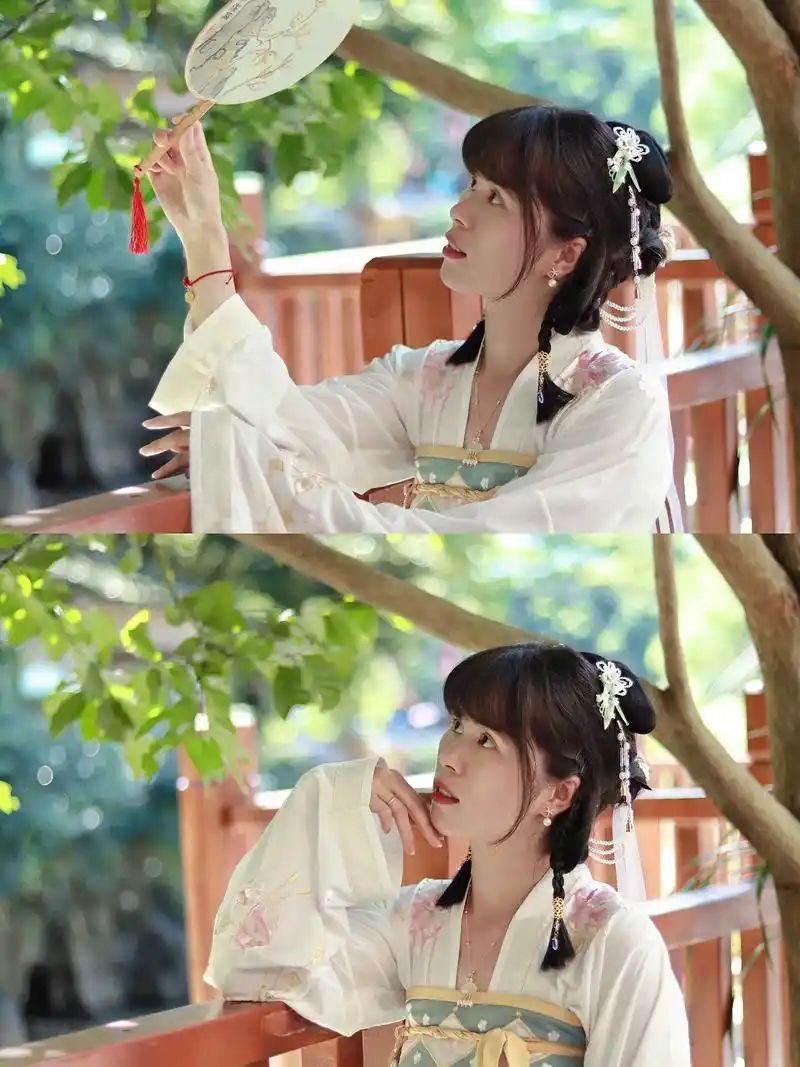 今日人设-古风少女#汉服#十三余婴宁 - 抖音