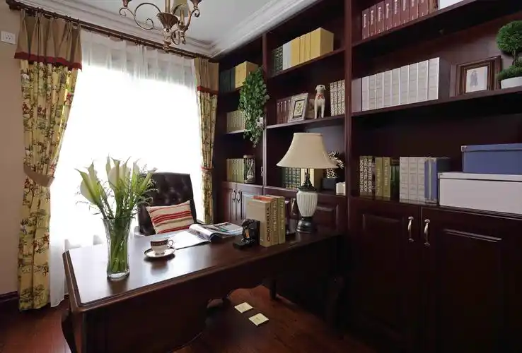 别墅 欧式 书房图片来自博览天下在置信牧山丽景-219欧式风格的分享