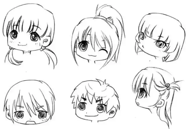 手绘q版漫画-花瓣网|陪你做生活的设计师 | q版人物简笔画q版动漫人物