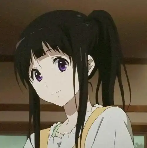 冰菓#可爱又漂亮的千反田爱瑠#动漫#头像～无水印