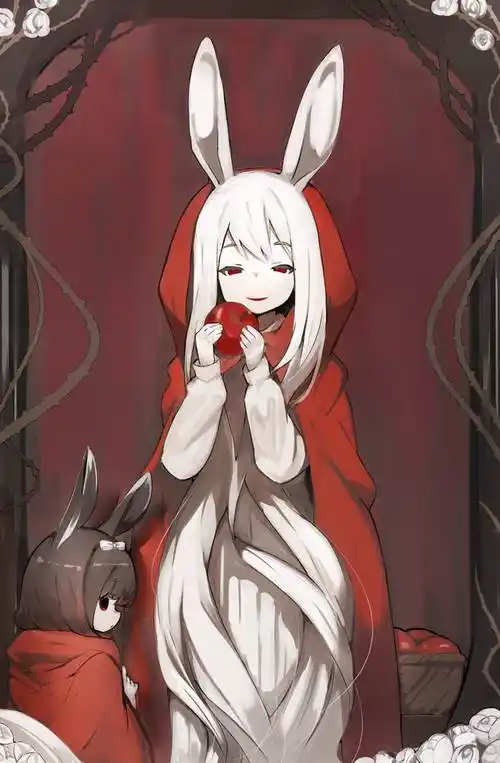 点击标签 / 欣赏更多兔子兔耳兽耳可爱女孩少女查看原图喜欢看# 兔耳