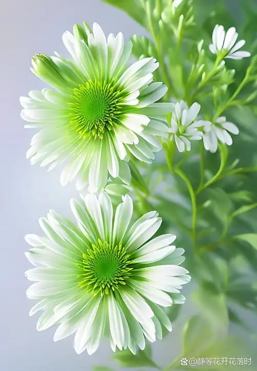 护眼壁纸 | 清新绿小雏菊