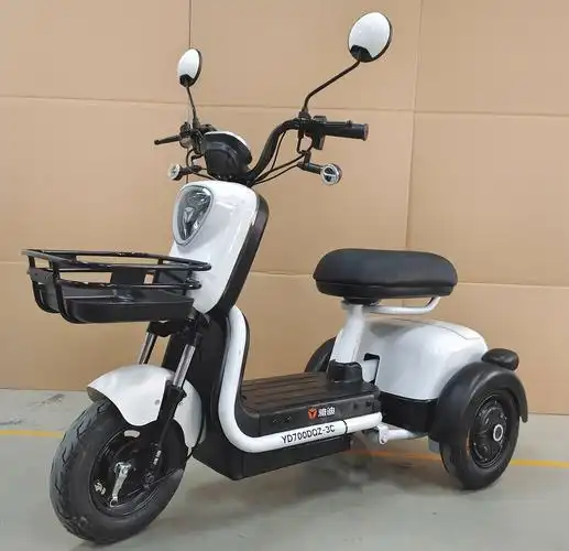 雅迪牌yd700dqz3c电动正三轮轻便摩托车