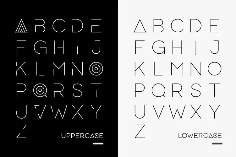 极简无衬线英文字体portasans–lightbold