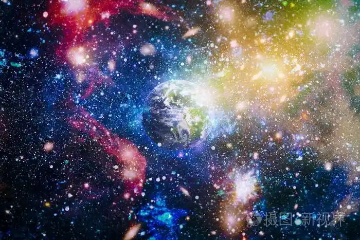 从太空轨道看地球,从轨道上看我们的星球.这张图片由美国宇航局提供