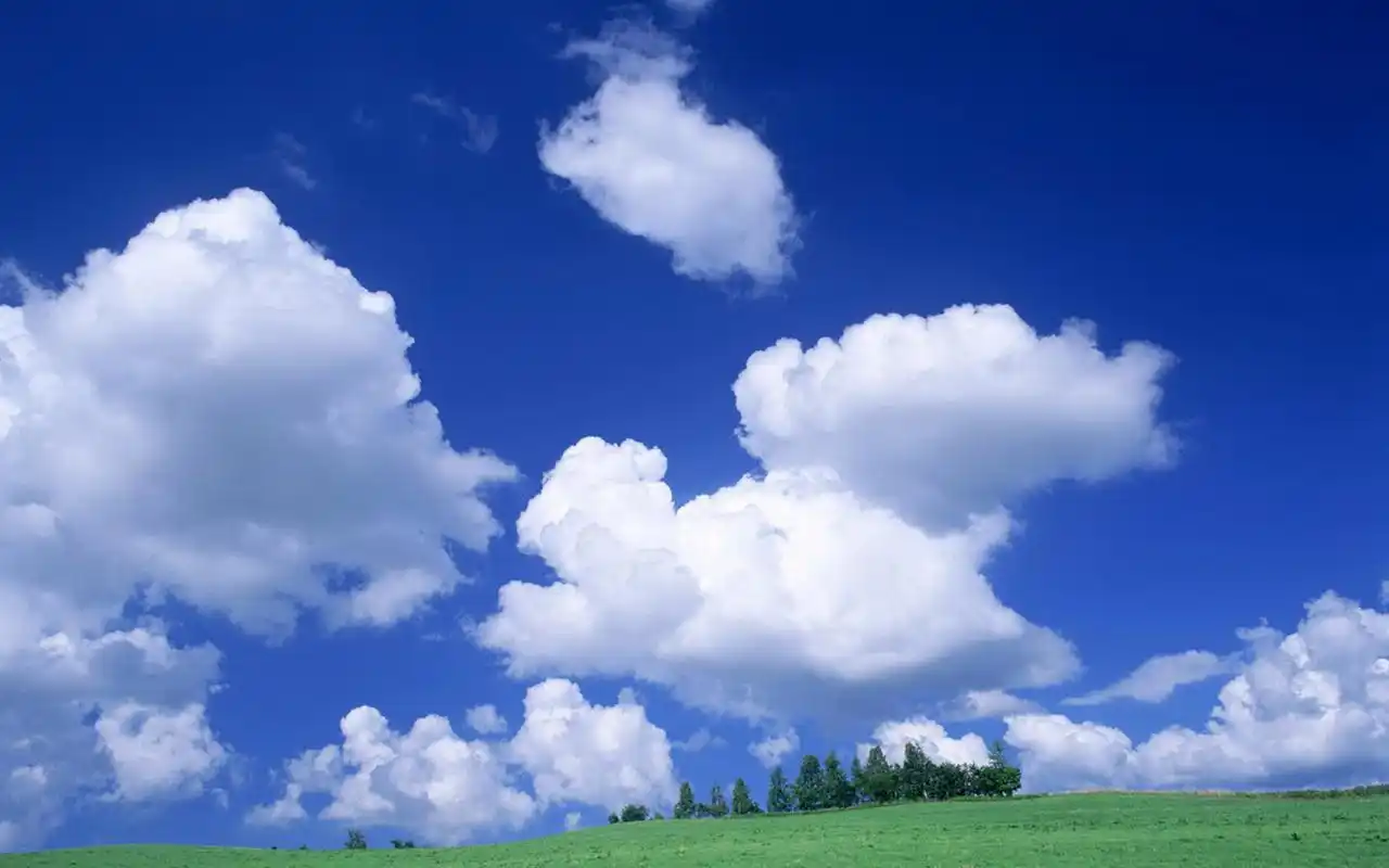 桌面蓝天白云的图片谁有清晰点的