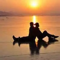 微信高清情侣头像海边