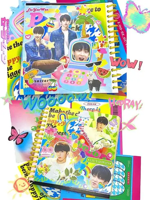 追星手帐手帐拼贴时代少年团刘耀文