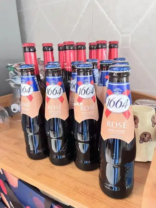 法国原装进口果味啤酒1664玫瑰250ml