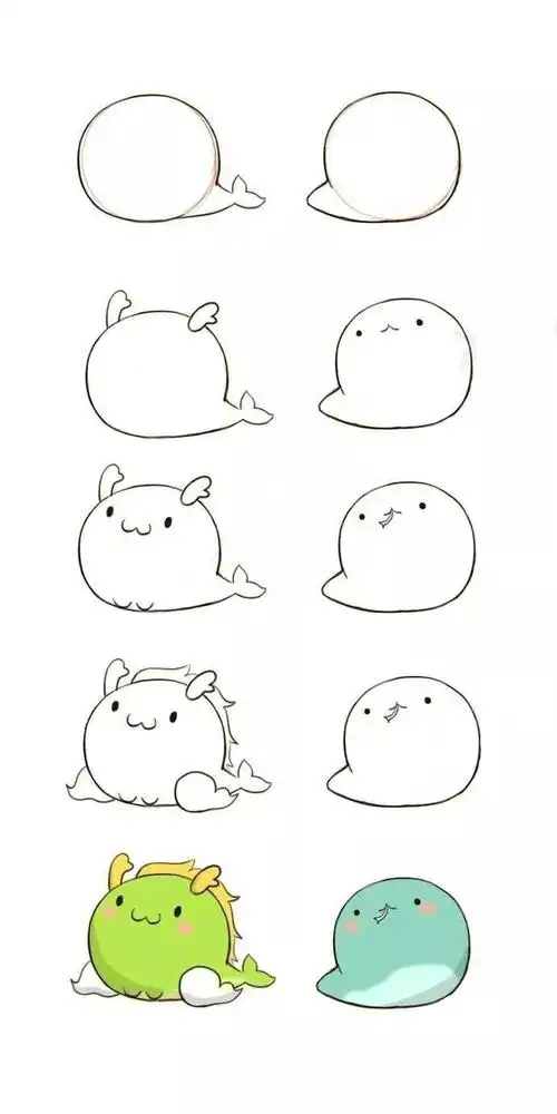 简笔画|可爱的十二生肖