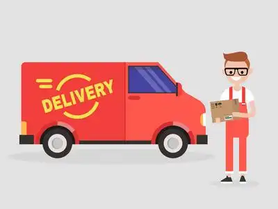 快递员卡通图片