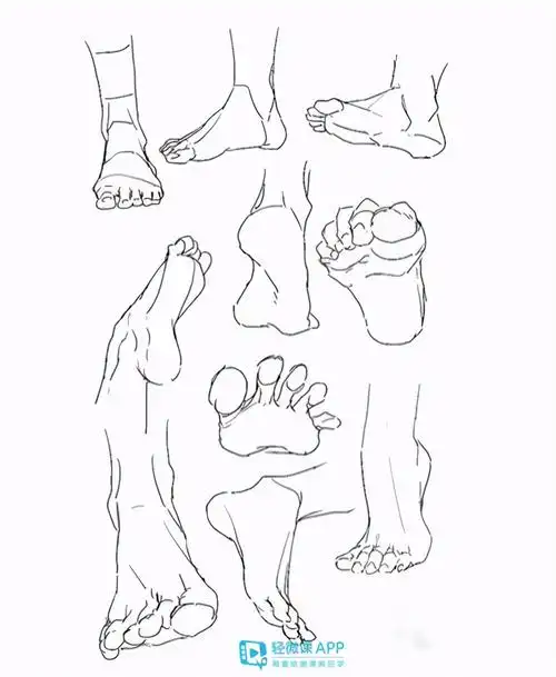 漫画人物脚怎么画?足控福利!