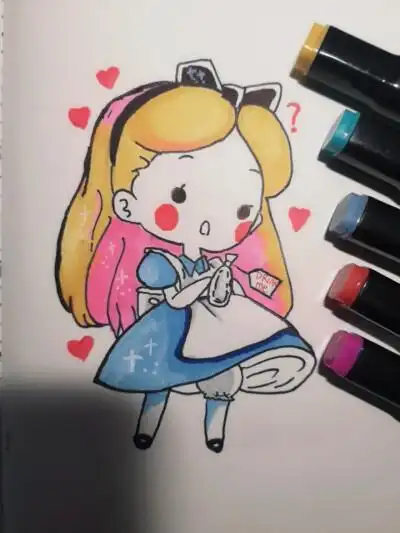 爱丽丝q版夏安安 - 堆糖,美图壁纸兴趣社区