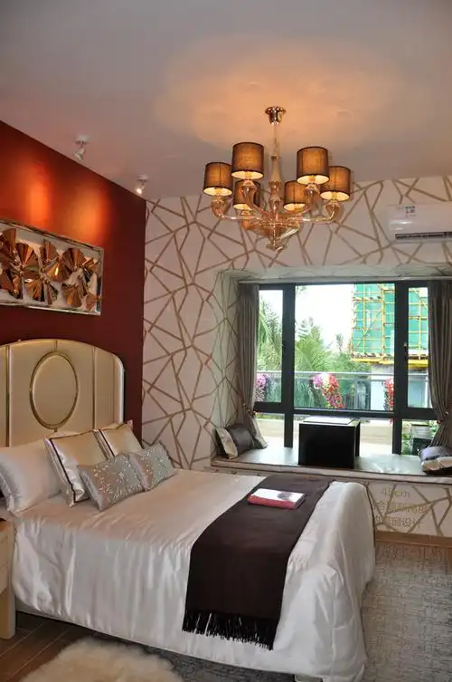 海口碧桂园二期y316-b户型 3房2厅1厨2卫 102㎡样板间:主卧