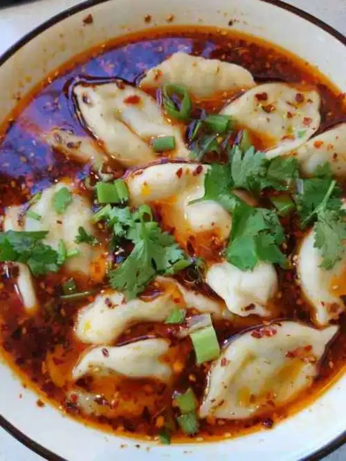 今天吃什么,酸辣汤水饺