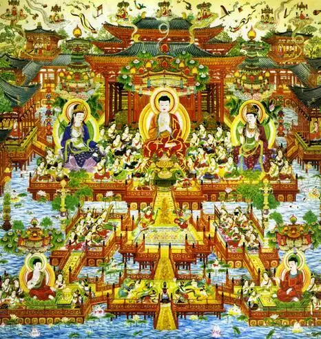 【极乐世界】-佛经说的西方极乐世界什么样