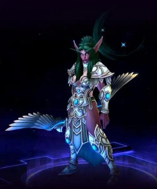 熟悉魔兽故事的人肯定知道,我们的恶魔猎手尤迪安深爱着月之女祭司