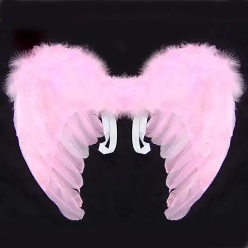 依依小天使万圣节男女装扮花童cosplay羽毛儿童天使翅膀翅膀